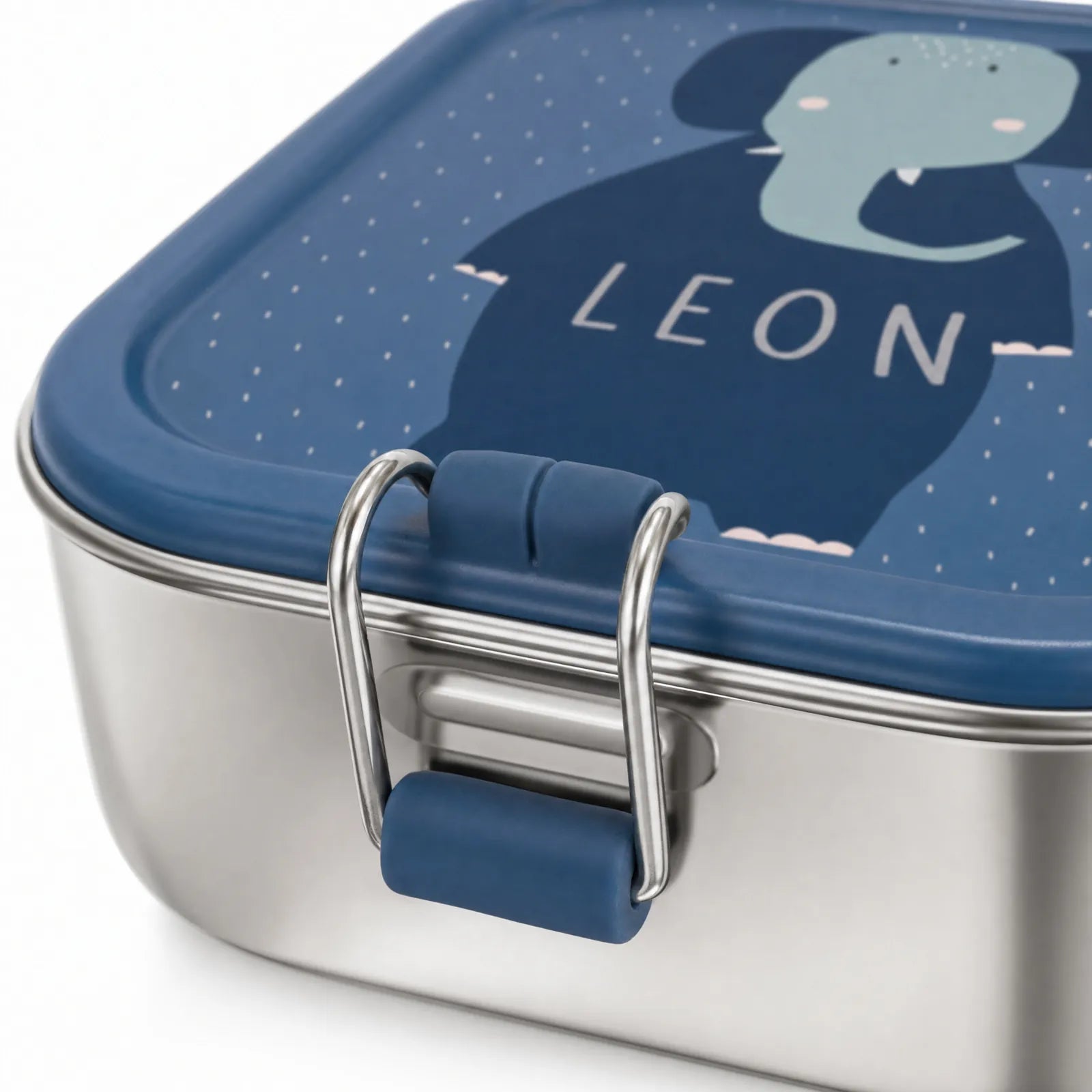Lunch box inox enfant Éléphant personnalisée — Kidsmood