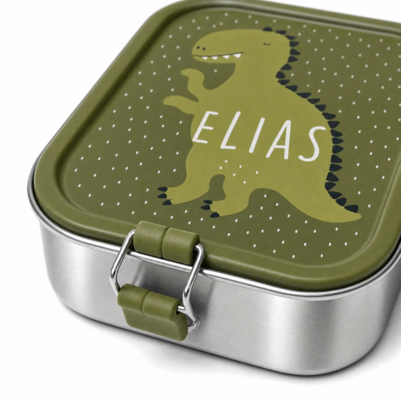 Boîte repas enfant Dino personnalisée — Kidsmood