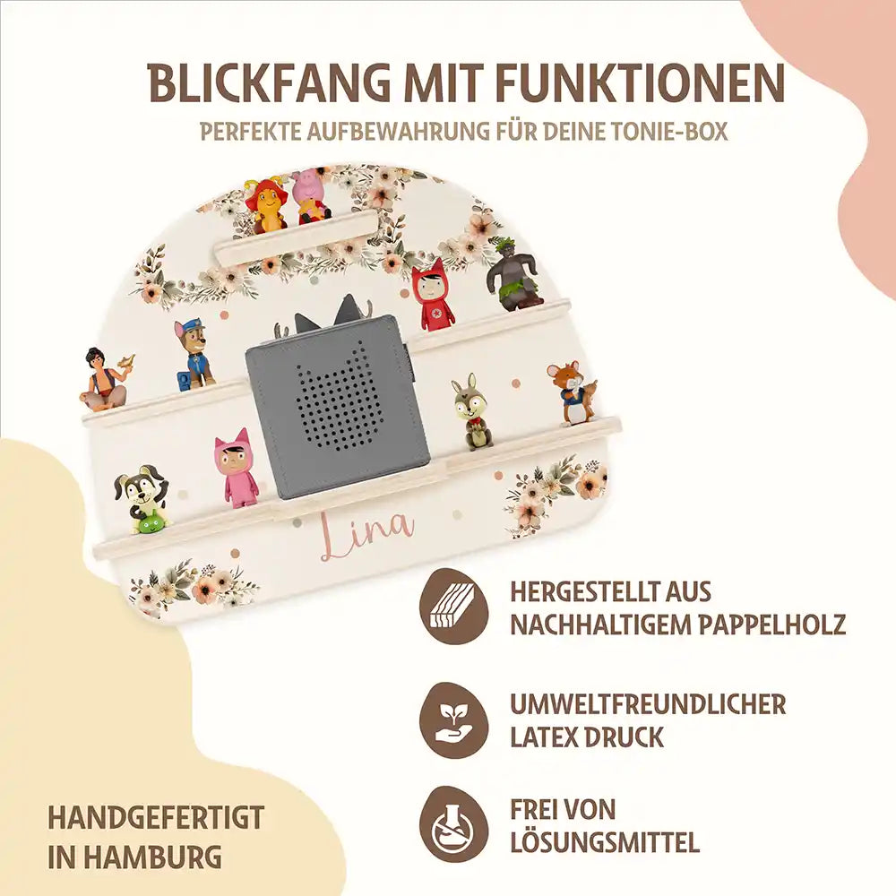 tonieregal mit reh für kinderzimmer