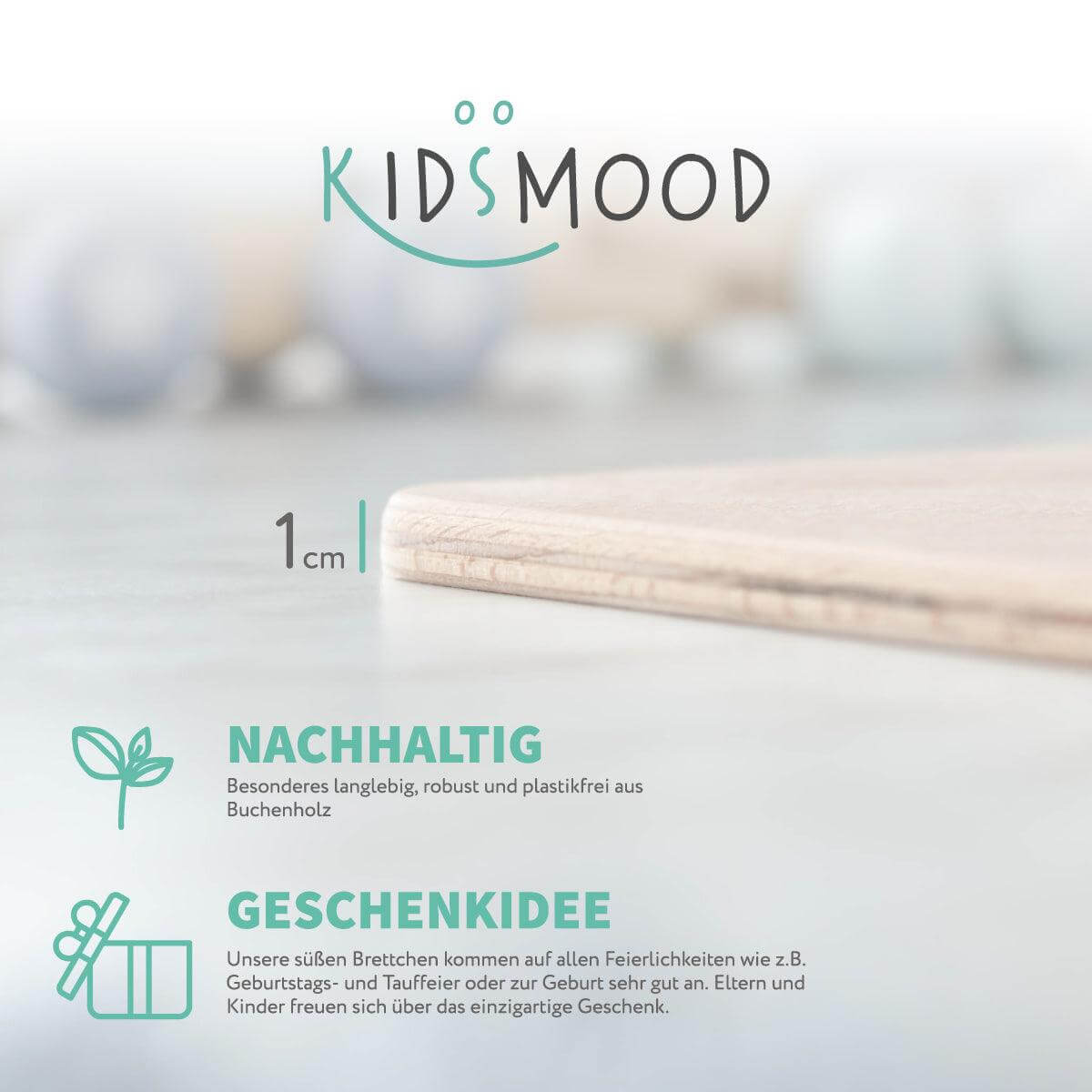 high-quality personalized breakfast board for children