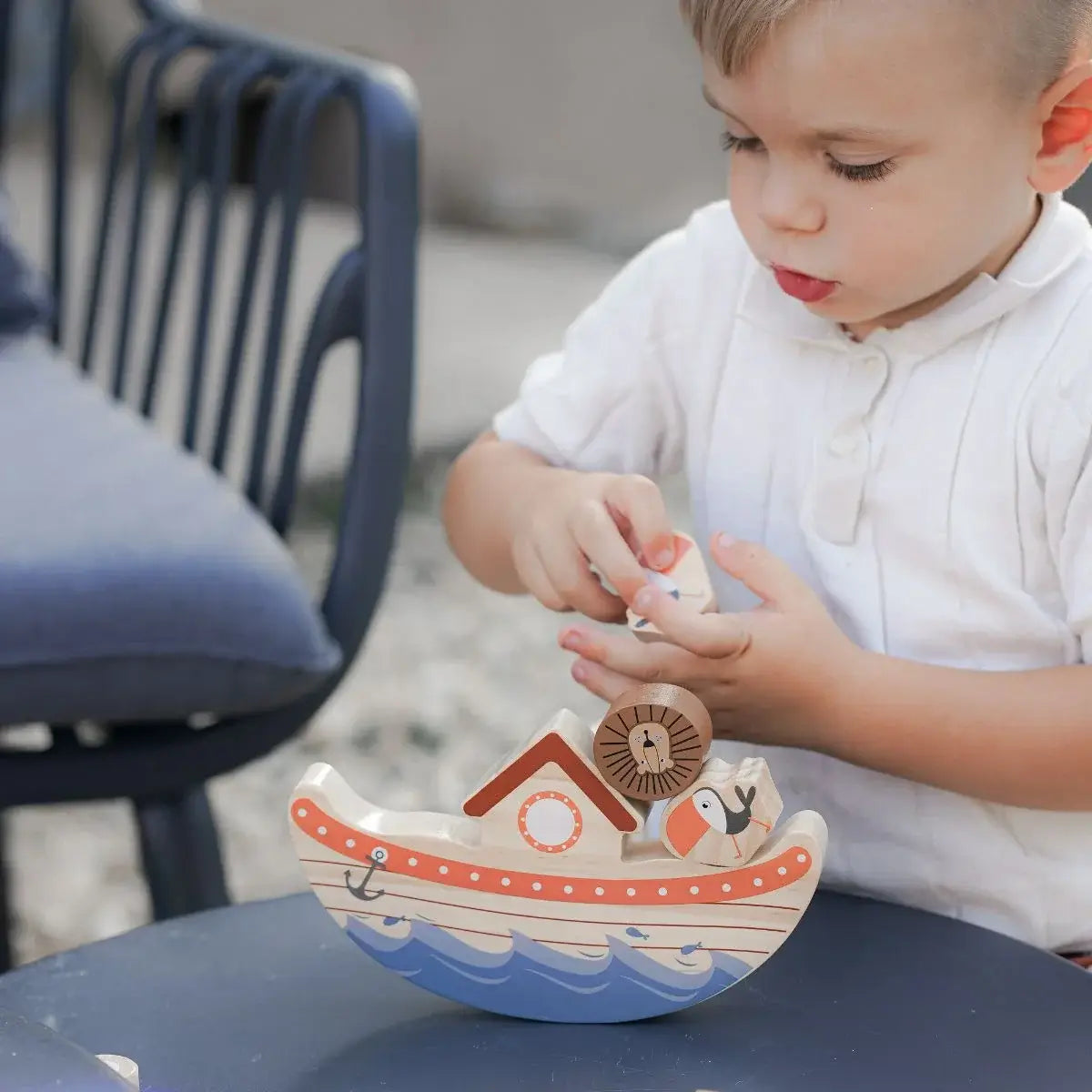 Arche Noah Balancespiel personalisiert mit Namen