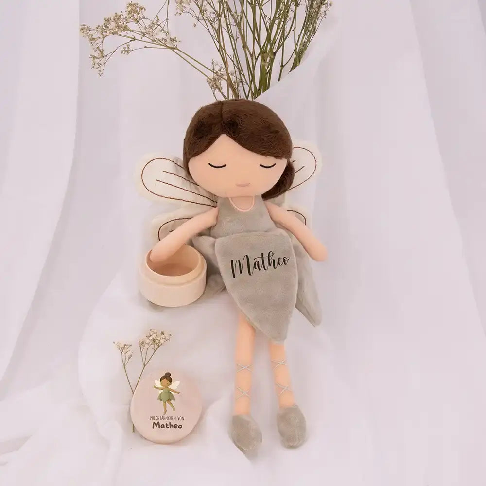 Zahnfee Set für Kinder: Zahnfee mit Milchzahndose