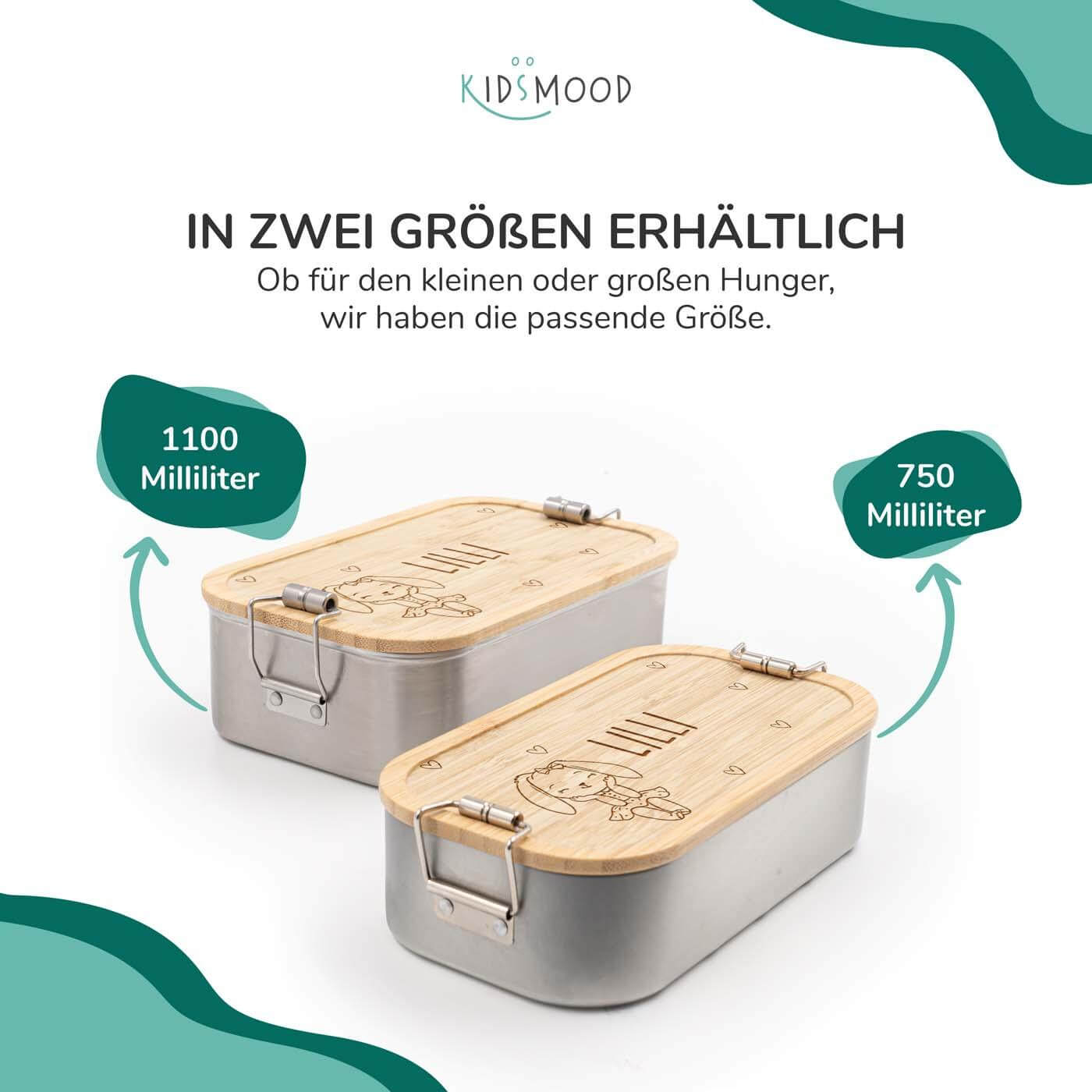 detailed view of little bunny design on lunchbox