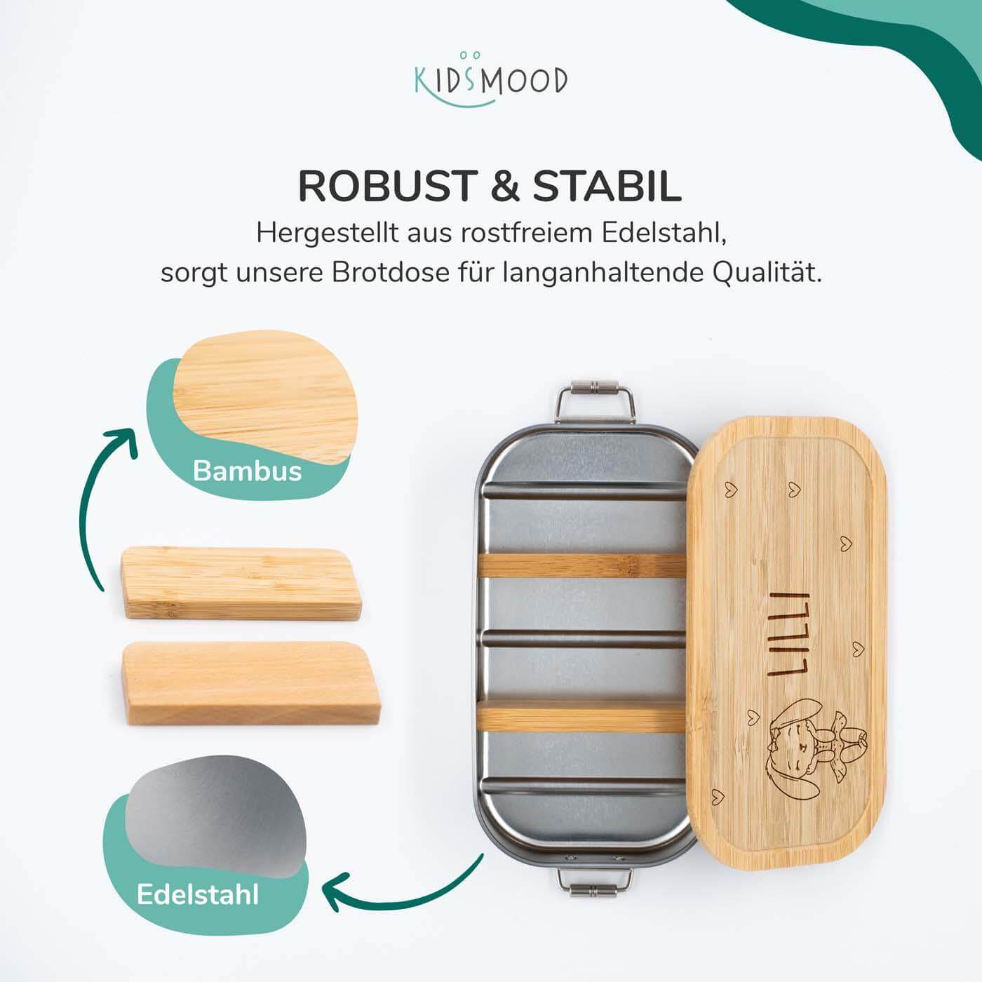 custom lunchbox with little bunny design