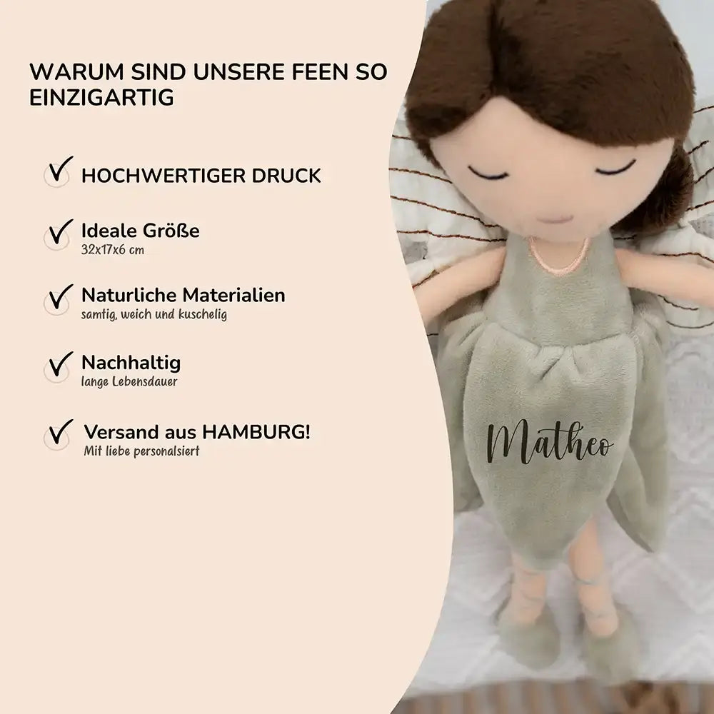 Zahnfee Set für Kinder: Zahnfee mit Milchzahndose