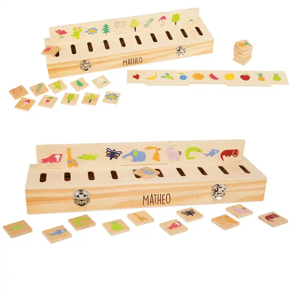 Bildersortierbox personalisiert mit Namen