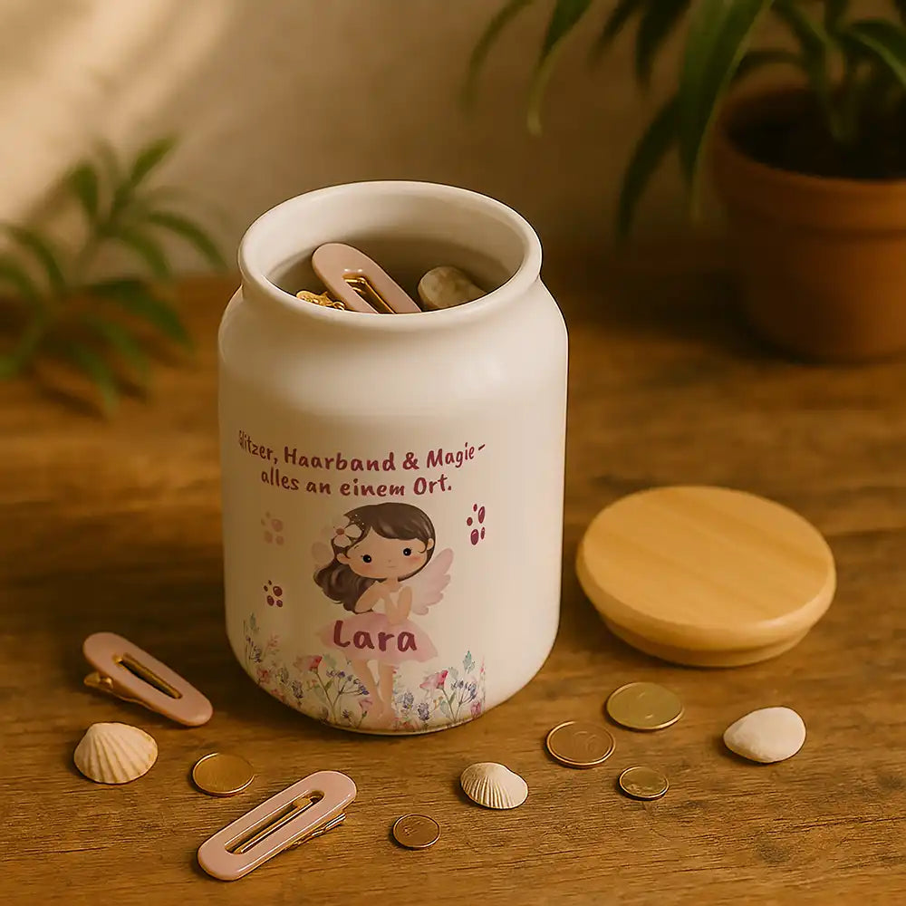 Personalisierbare Keksdose mit Name - Zauberfee