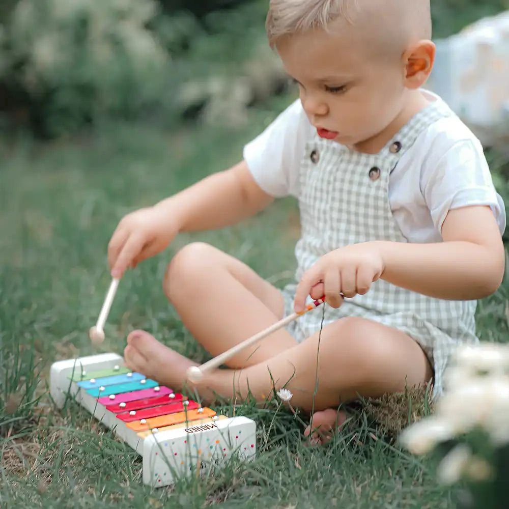 Xylophon Glockenspiel personalisiert mit Namen