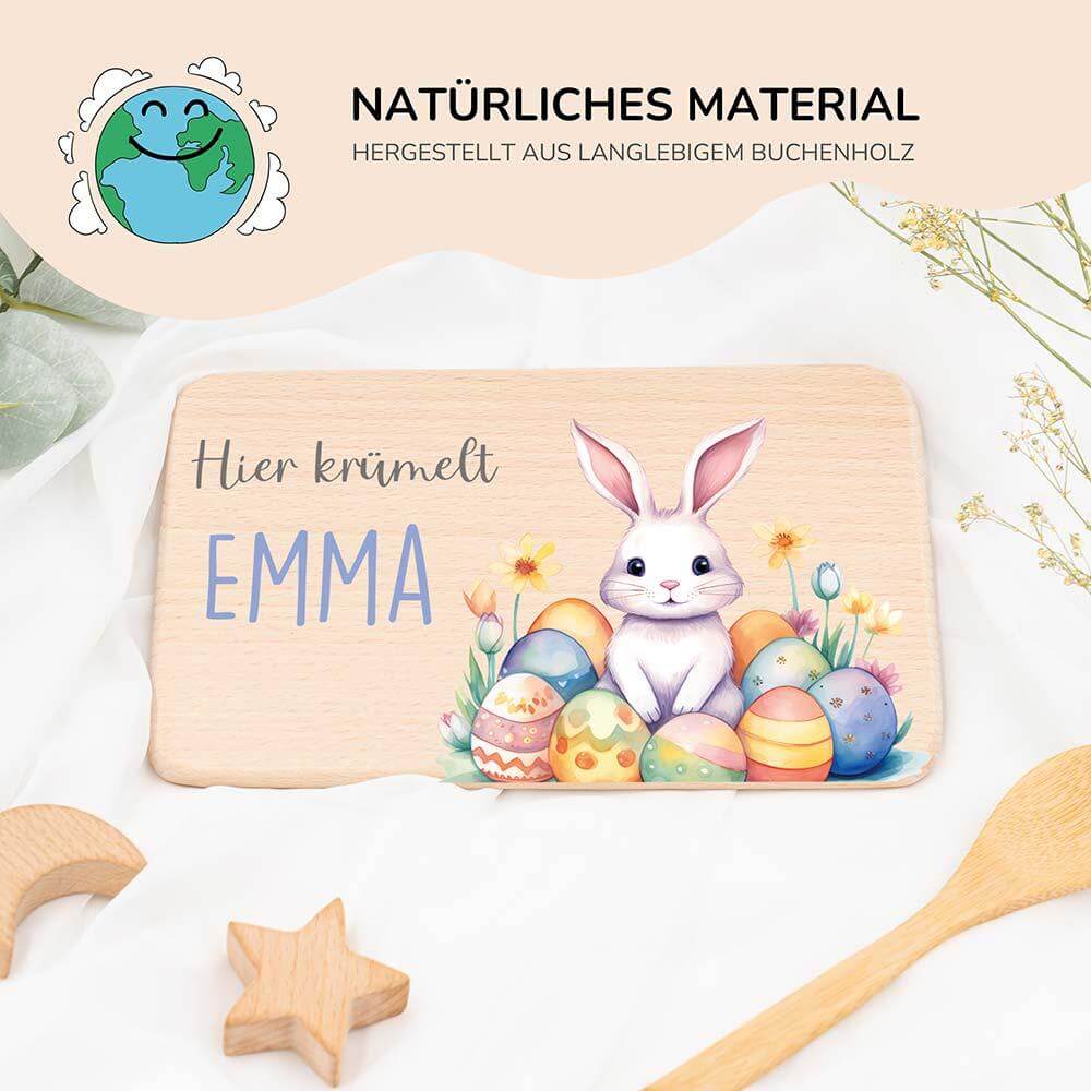 handgefertigtes frühstücksbrettchen aus holz