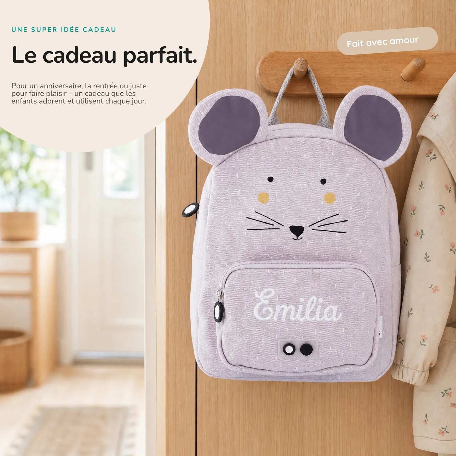 Sac à dos Souris Trixie en deux tailles (5,25 L et 7,5 L) — Kidsmood