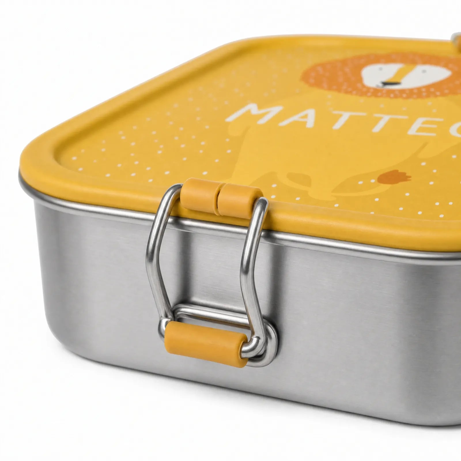 Lunch box inox enfant Lion personnalisée — Kidsmood