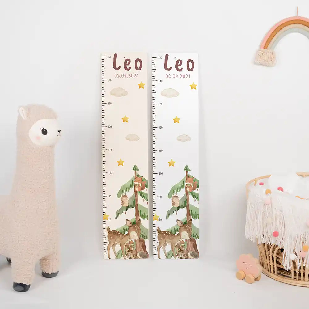 Messlatte Kinder Holz & Aluverbund - Reh