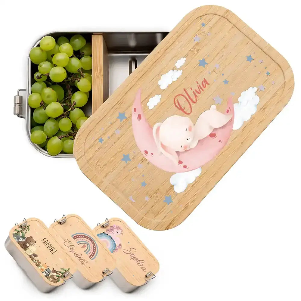brotdose mit baby hase motiv für kinder