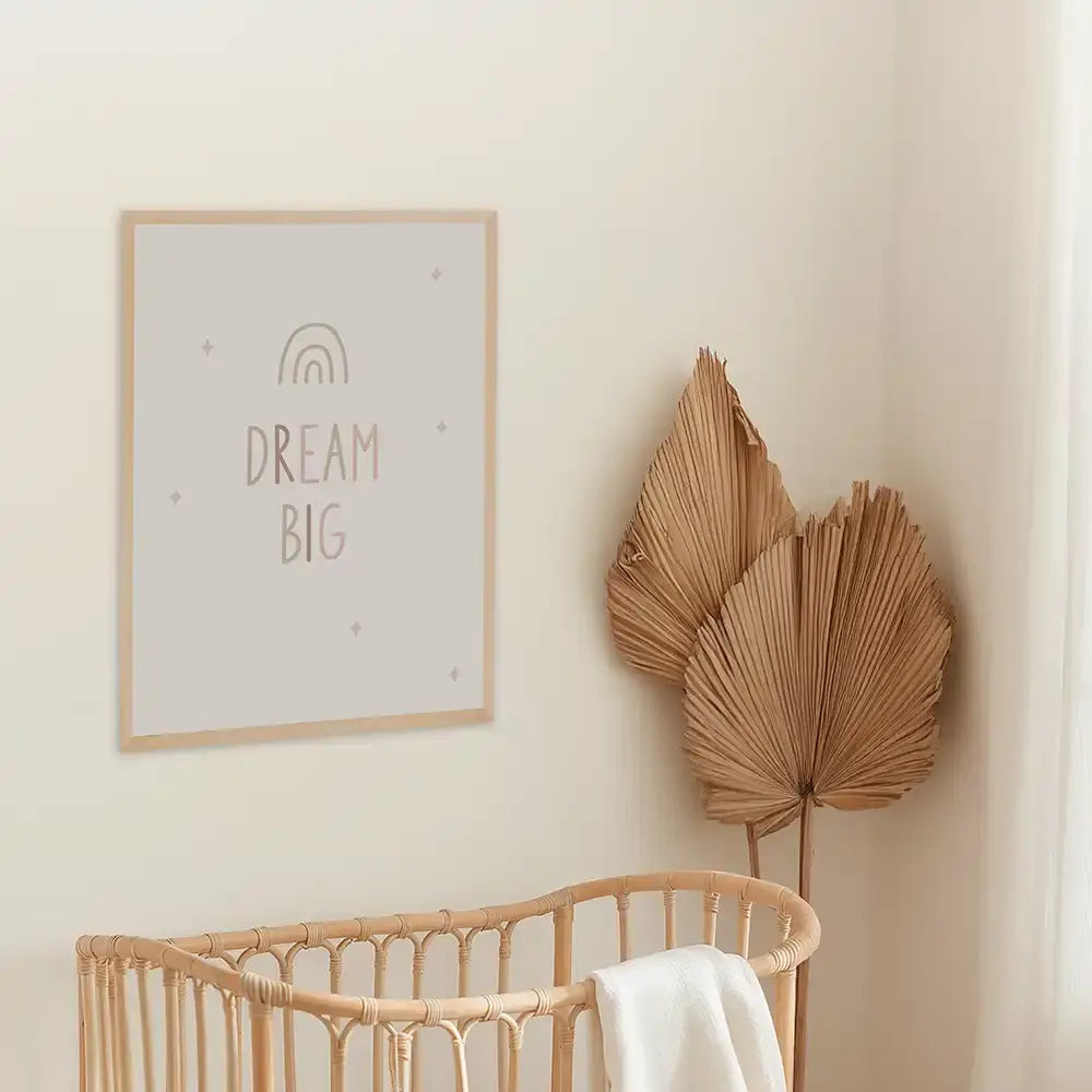 Poster 3er-Set - Sonne, Ballerina & Dream Big fürs Kinderzimmer
