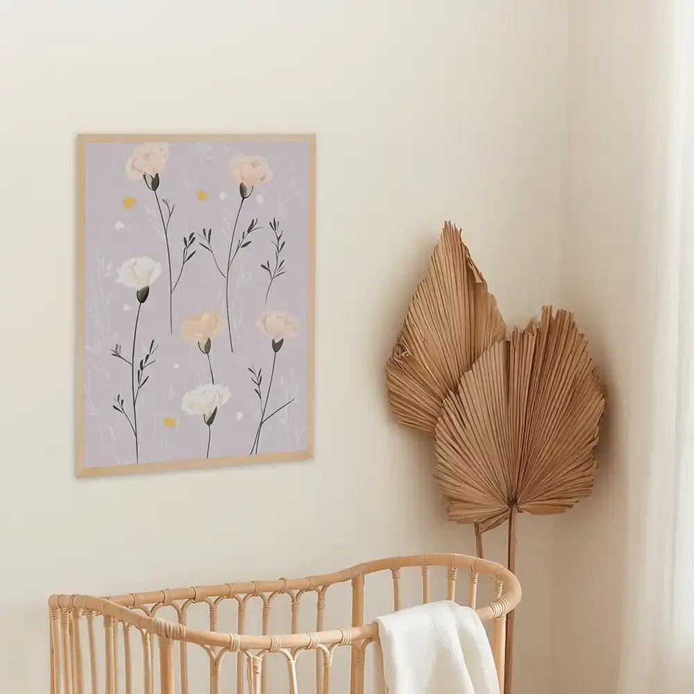 Poster 3er-Set - Schmetterling, Einhorn & Blumen fürs Kinderzimmer