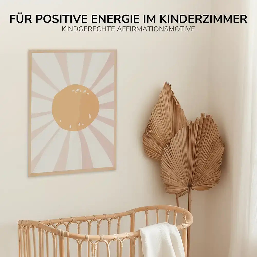 Poster 3er-Set - Sonne, Ballerina & Dream Big fürs Kinderzimmer