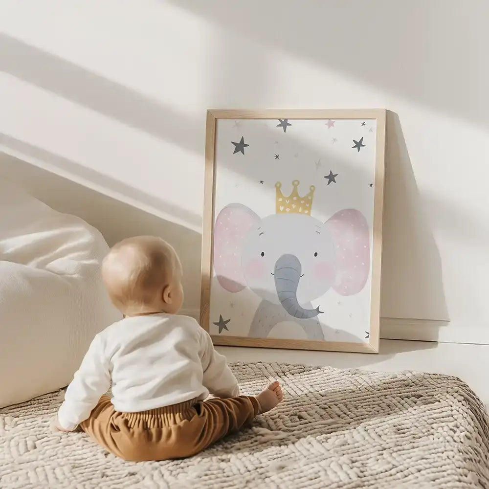Poster 3er-Set - Bienen, Elefant & "Born to be wild" fürs Kinderzimmer