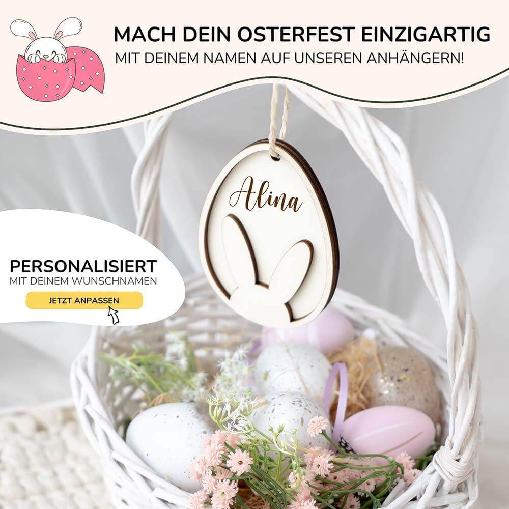 Easter decoration with custom name and design