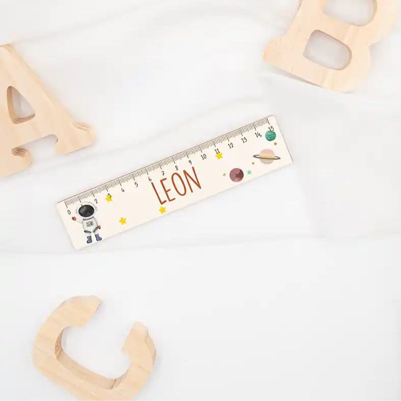 Holzlineal personalisiert - Astornaut