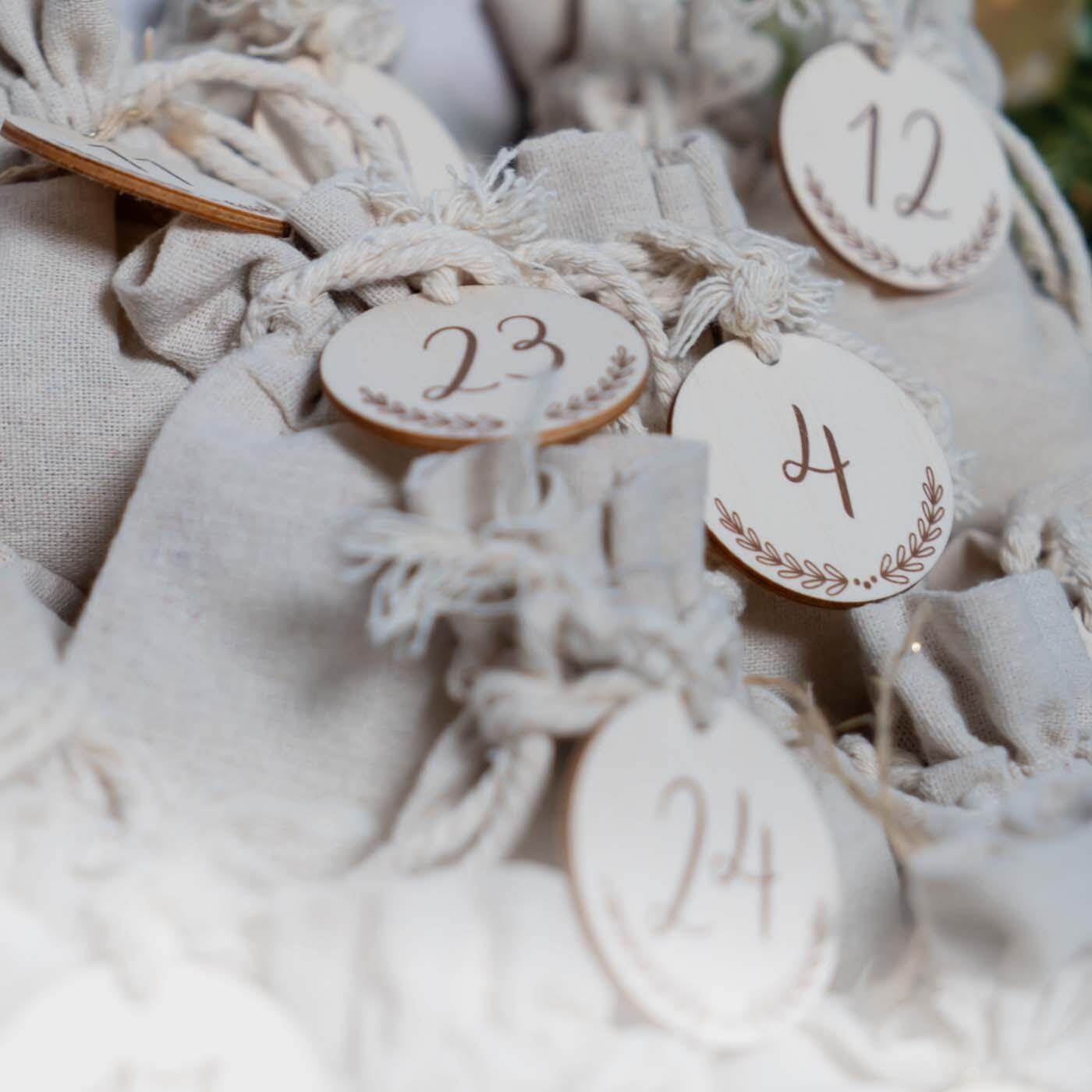 personalisierter adventskalender mit waldtiere design