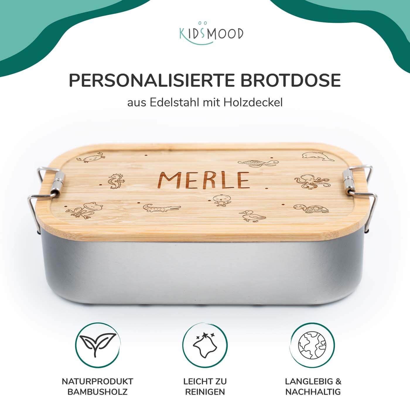 lunchbox with ocean motif for children