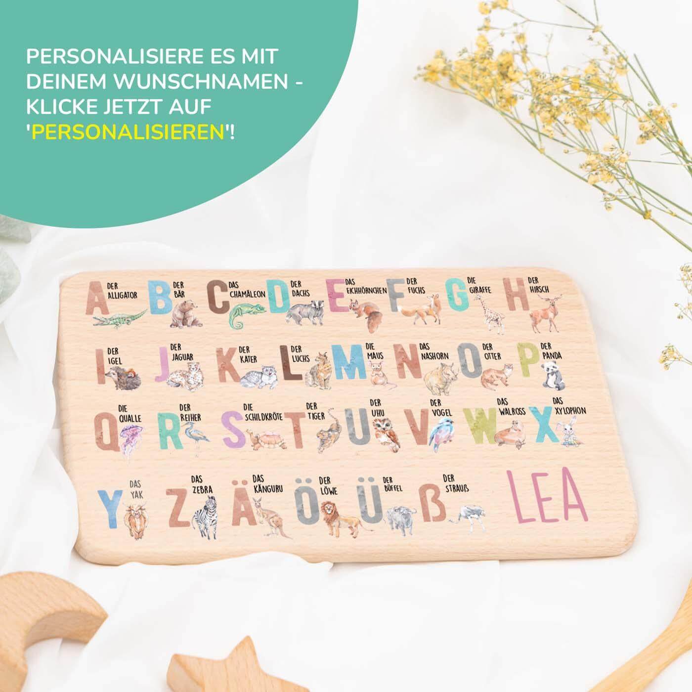 handcrafted breakfast board with bär engraving