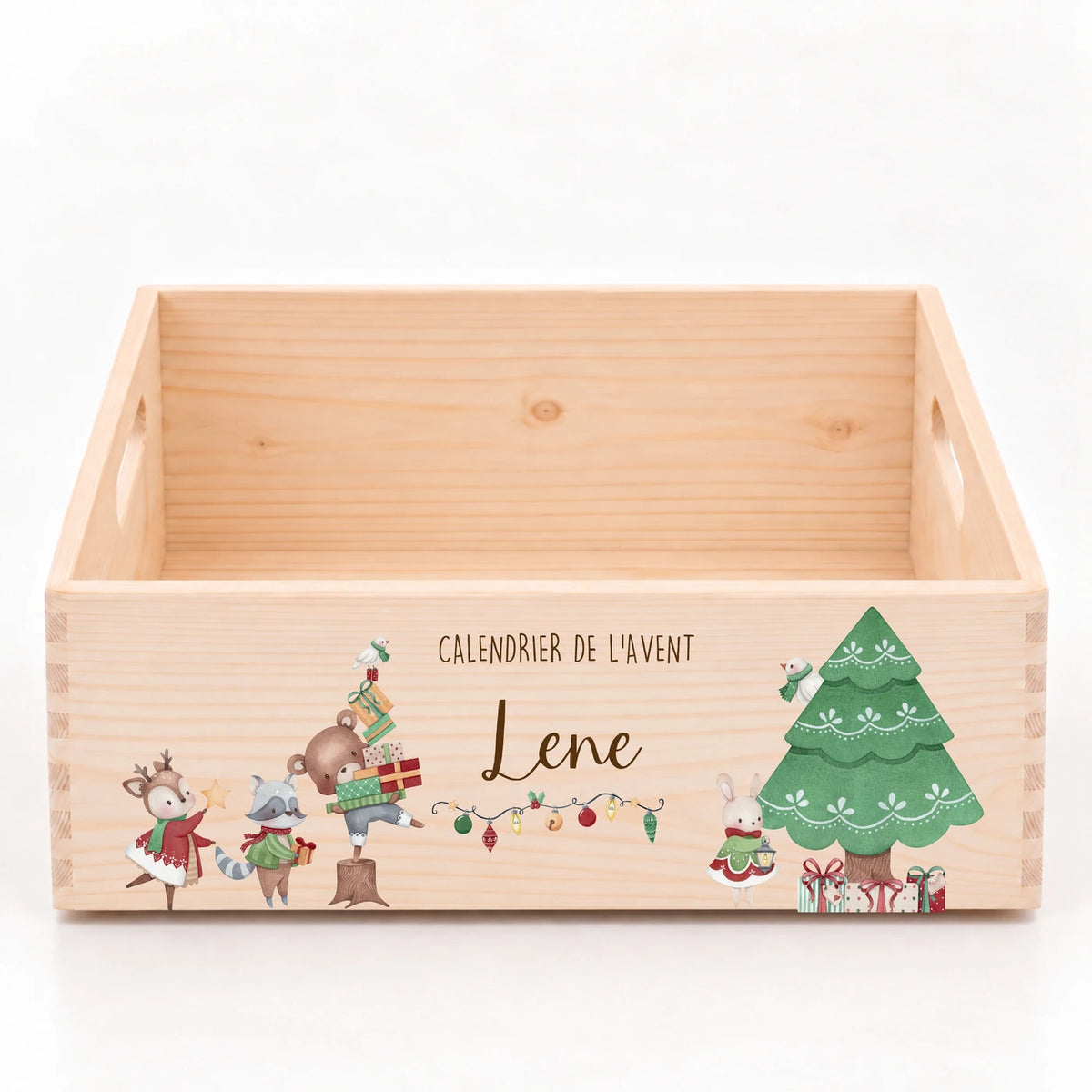 Calendrier de l'Avent personnalisé - Ours et cadeaux