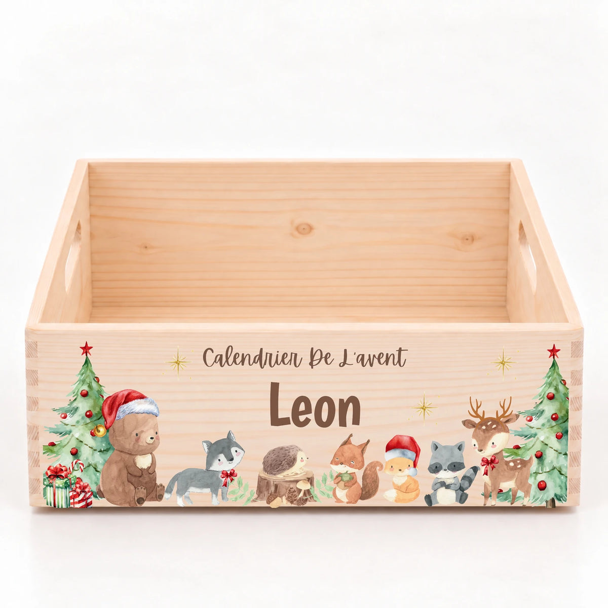 Calendrier de l'Avent personnalisé - Forêt de Noël