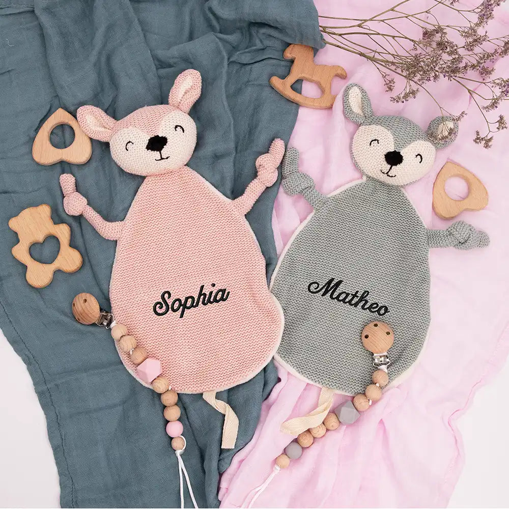 Schnuffeltuch personalisiert mit Namen JOLLEIN - Mädchen & Jungen