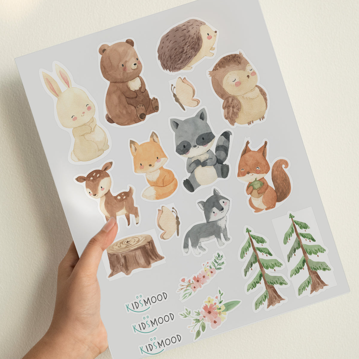 Stickers animaux de la forêt – Jolis motifs pour enfants