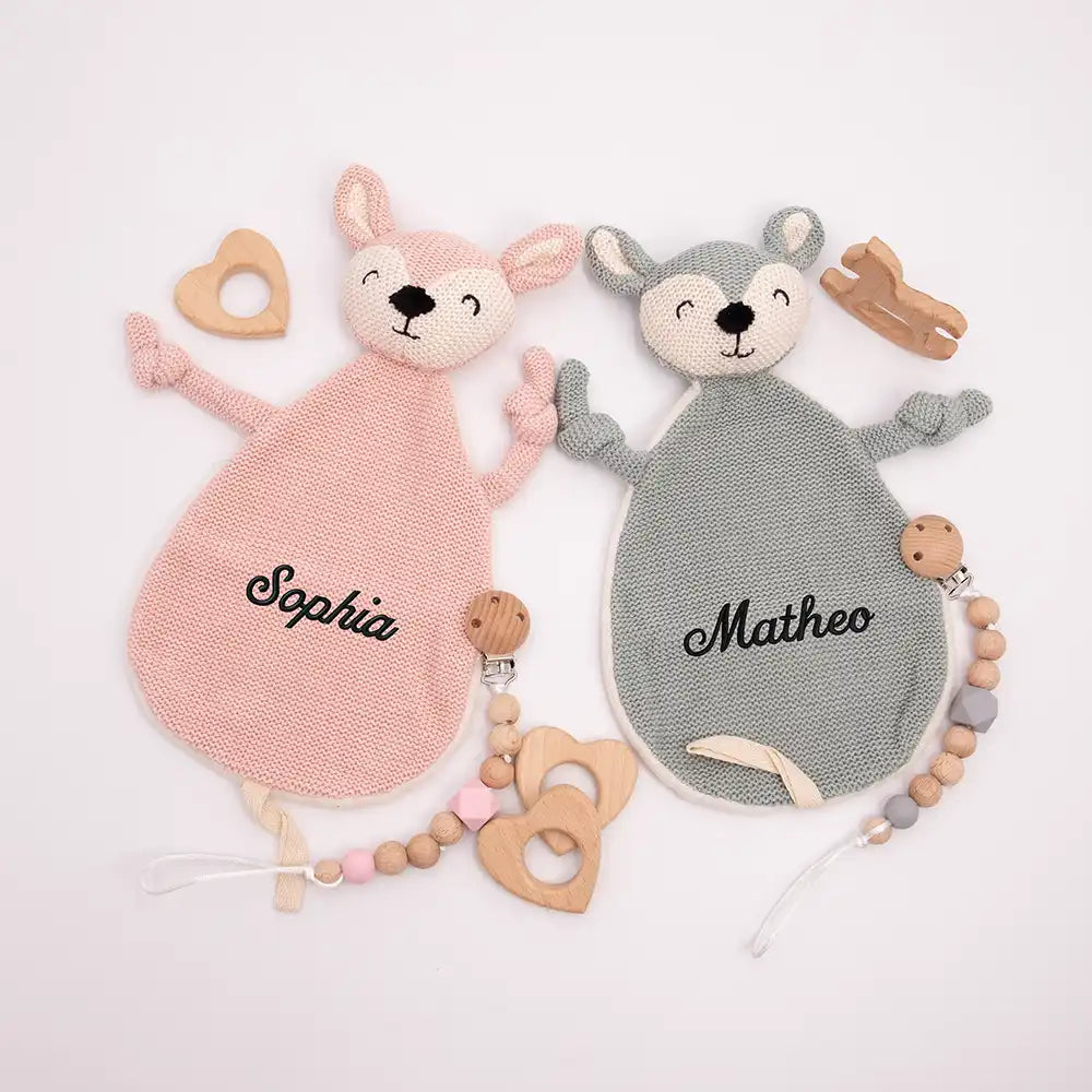 Schnuffeltuch personalisiert mit Namen JOLLEIN - Mädchen & Jungen