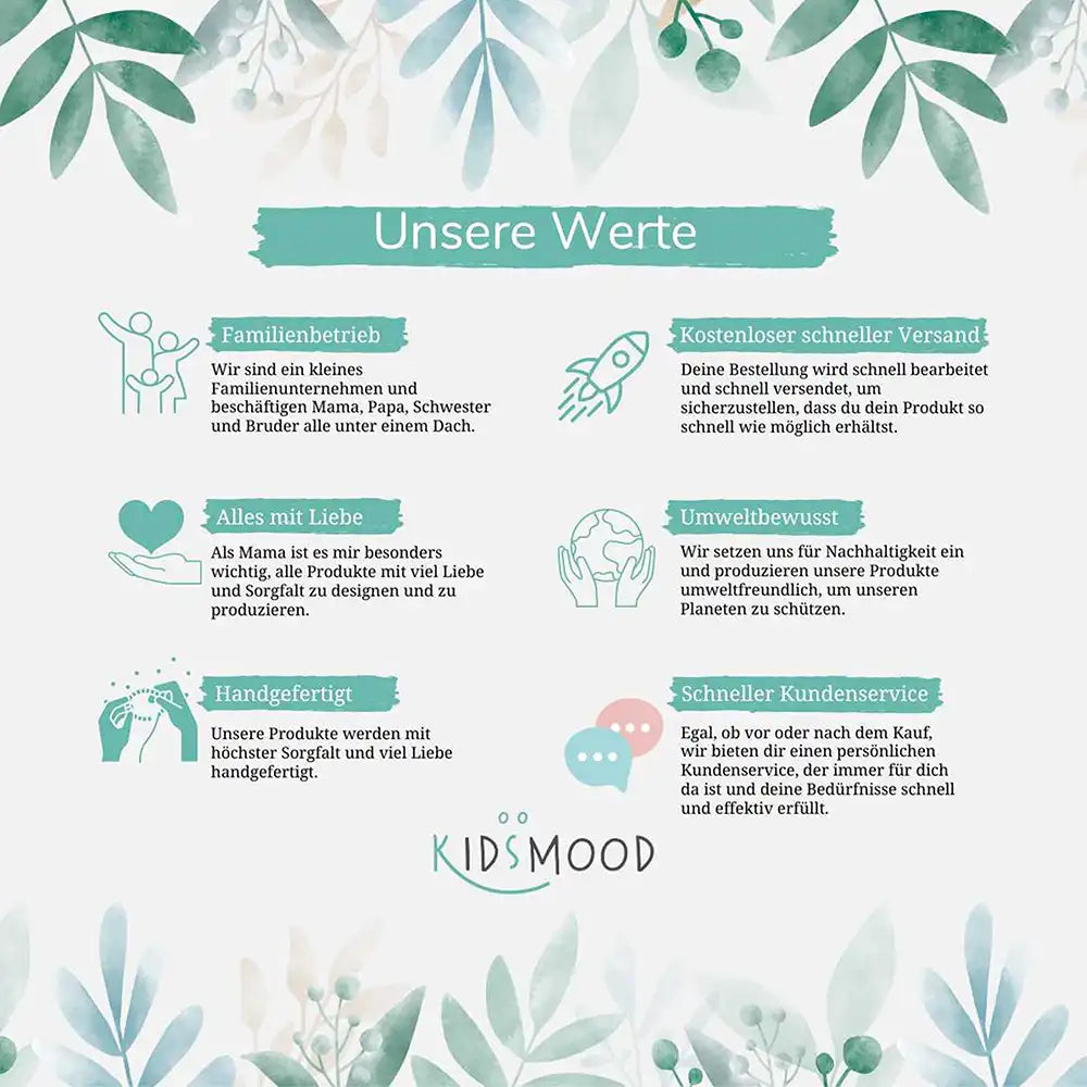 Nachtlicht Kinder personalisiert - Blumenwiese & Schmetterlinge
