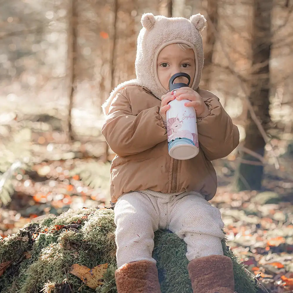 Trinkflaschen Kinder Edelstahl - Baby Einhorn